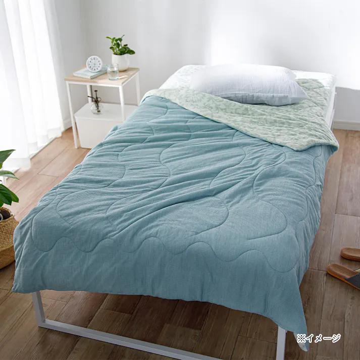 抗菌防臭肌ふとん シングル グリーン 135×185cm