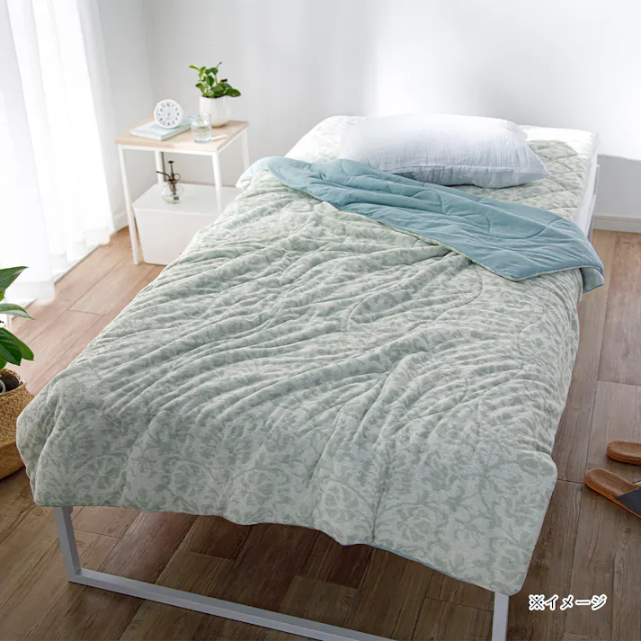 抗菌防臭肌ふとん シングル グリーン 135×185cm