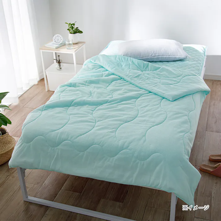 ひんやり肌ふとん グリーン 135×185cm(販売終了)