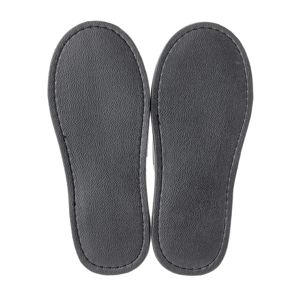 ニットダブルメッシュスリッパ 3L グレー | スリッパ・ルームシューズ