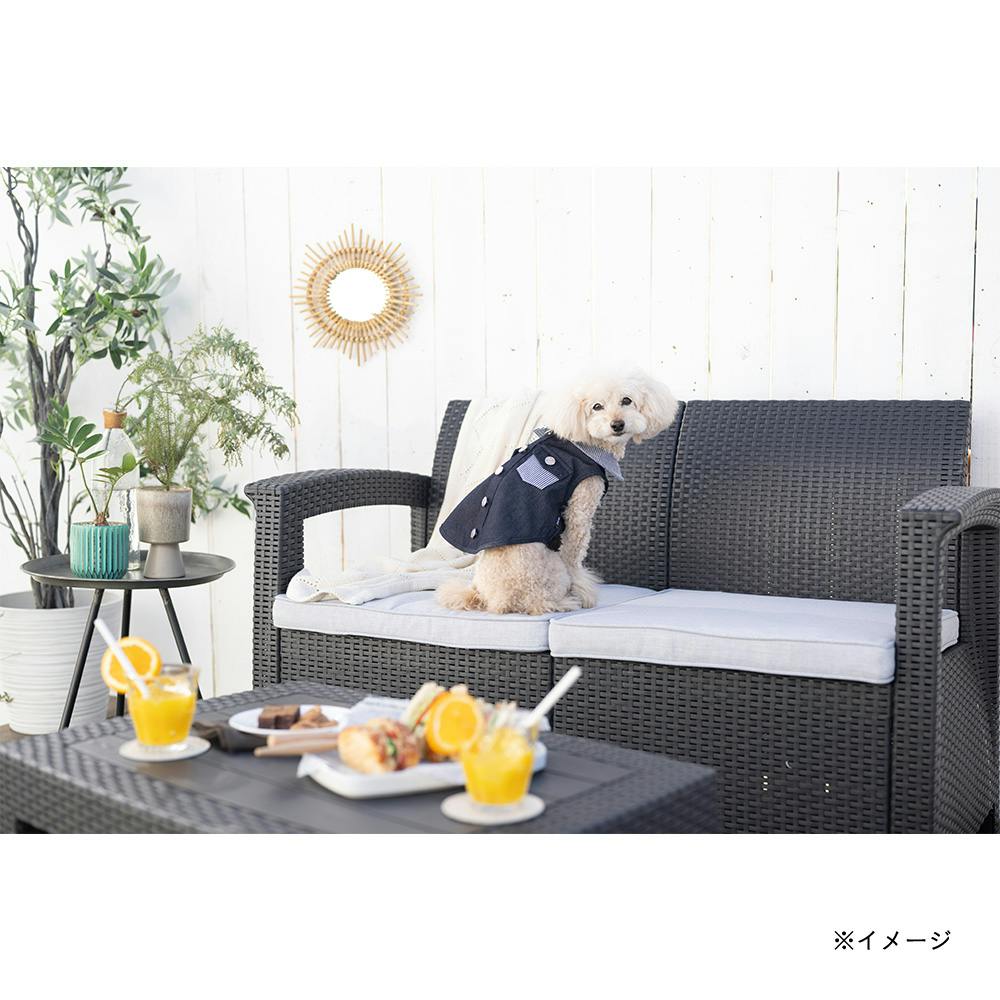 Gジャン風ウェア ネイビー Lサイズ ペット服(犬の服) Lサイズ Gジャン風ウェア ネイビー Lサイズ ペット服(犬の服) Lサイズ