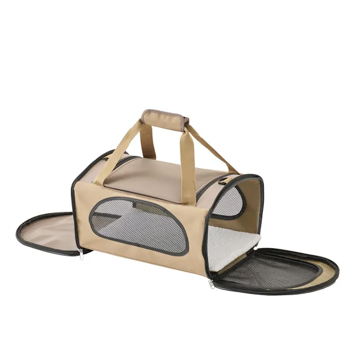 折りたたみペットキャリー ベージュ