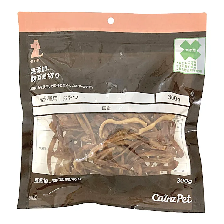 無添加豚耳細切り 300g