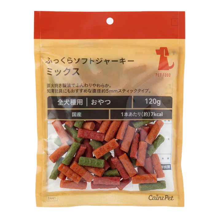 ふっくらソフトジャーキー ミックス 120g