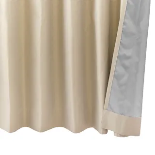 極断カーテン ヒート ベージュ 100×110cm 2枚組【別送品】