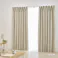 極断カーテン ヒート ベージュ 100×150cm 2枚組【別送品】