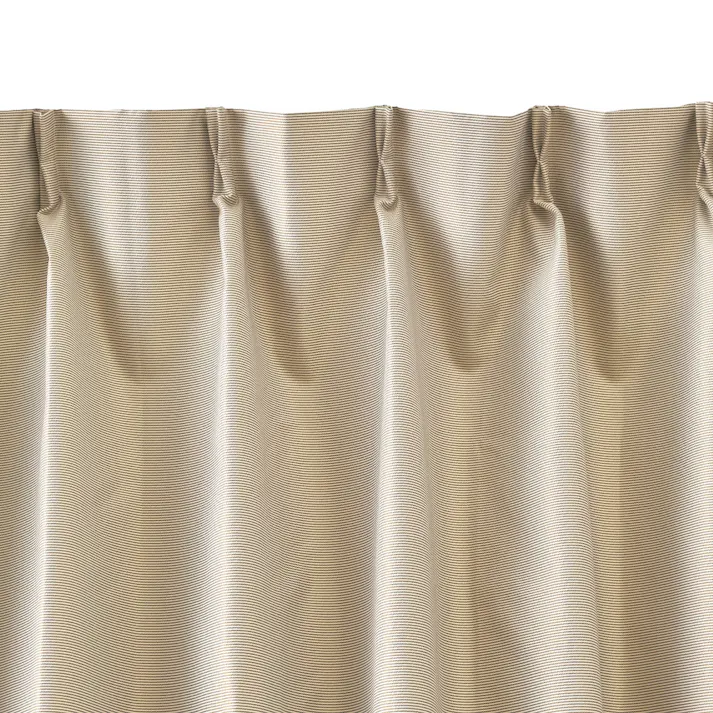 極断カーテン ヒート ベージュ 100×220cm 2枚組【別送品】