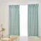 極断カーテン ヒート ミントグリーン 100×200cm 2枚組【別送品】