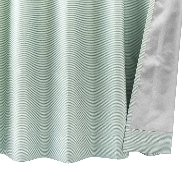 極断カーテン ヒート ミントグリーン 100×230cm 2枚組【別送品】