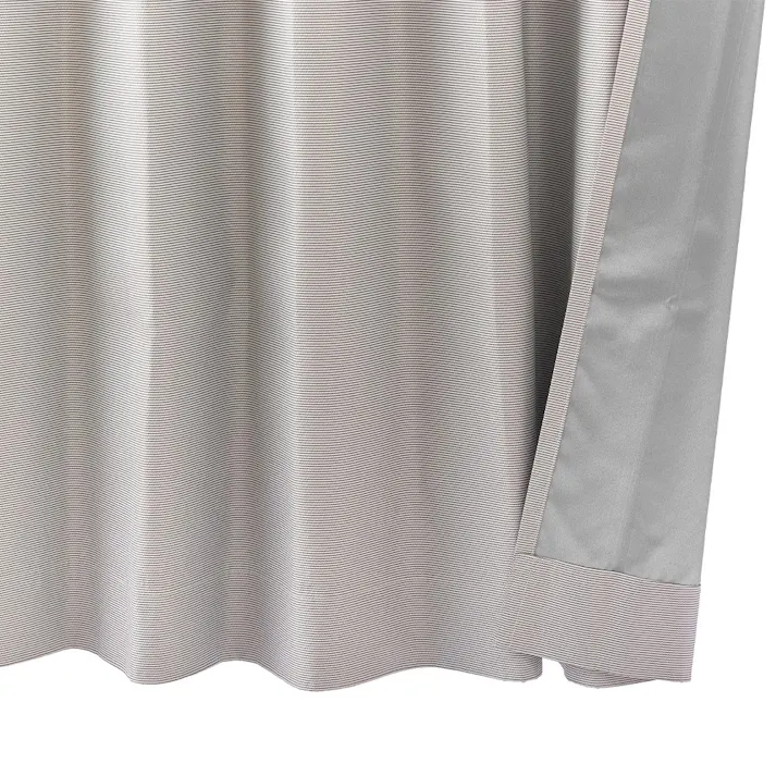 極断カーテン ヒート グレー 100×210cm 2枚組【別送品】