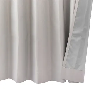 極断カーテン ヒート グレー 100×230cm 2枚組【別送品】