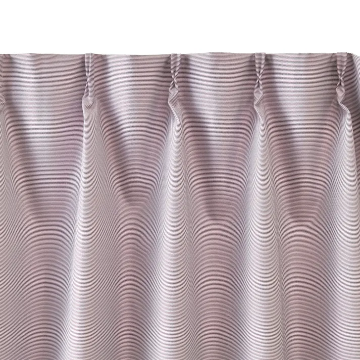 極断カーテン ヒート パープル 100×190cm 2枚組【別送品】