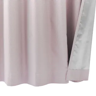 極断カーテン ヒート パープル 100×230cm 2枚組【別送品】