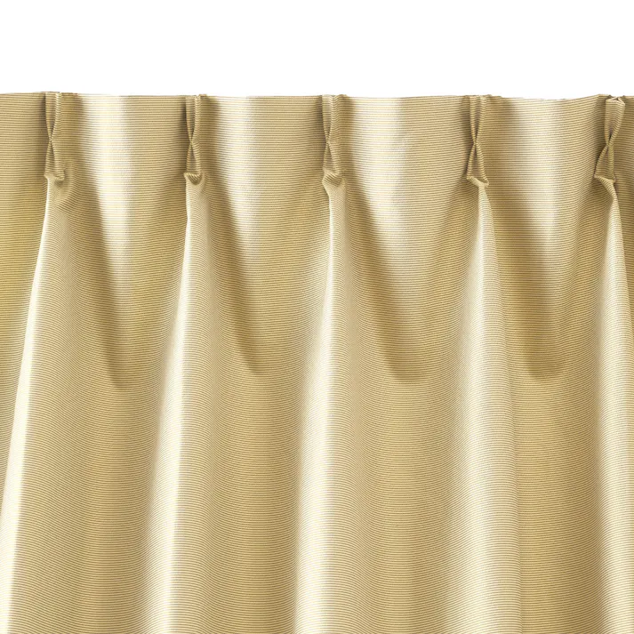 極断カーテン ヒート イエロー 150×178cm 2枚組【別送品】