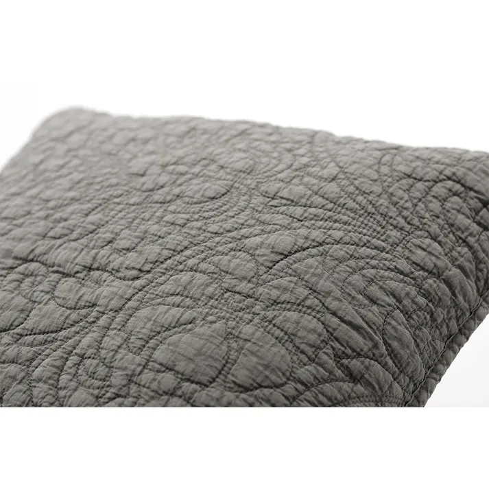 クッションカバー キルトグレー※カバーのみ