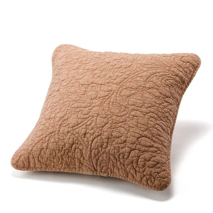 クッションカバー キルトオレンジ※カバーのみ