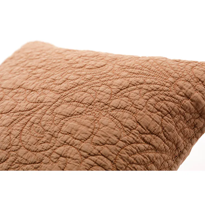 クッションカバー キルトオレンジ※カバーのみ