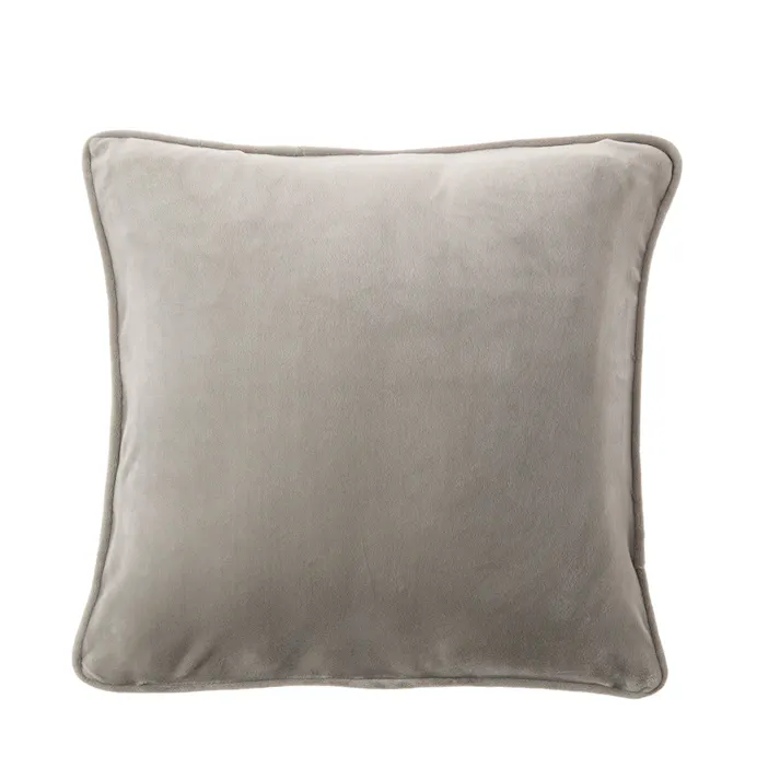 クッションカバー もちもち グレー