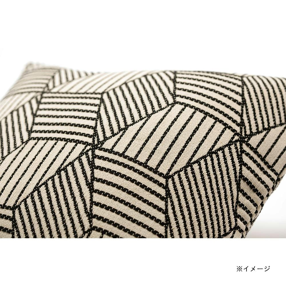 クッションカバー 幾何 グレー | クッション 通販 | ホームセンターの