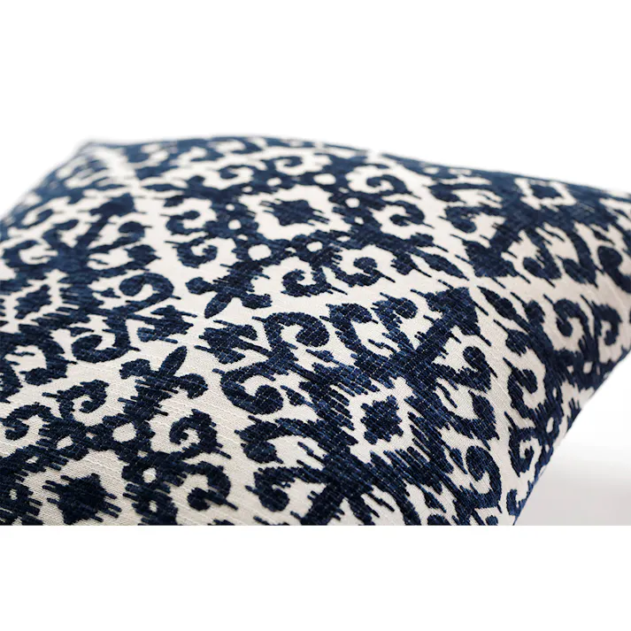 クッションカバー アラベスク ネイビー※カバーのみ