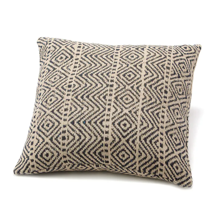 クッションカバー スクエアドット グレー※カバーのみ