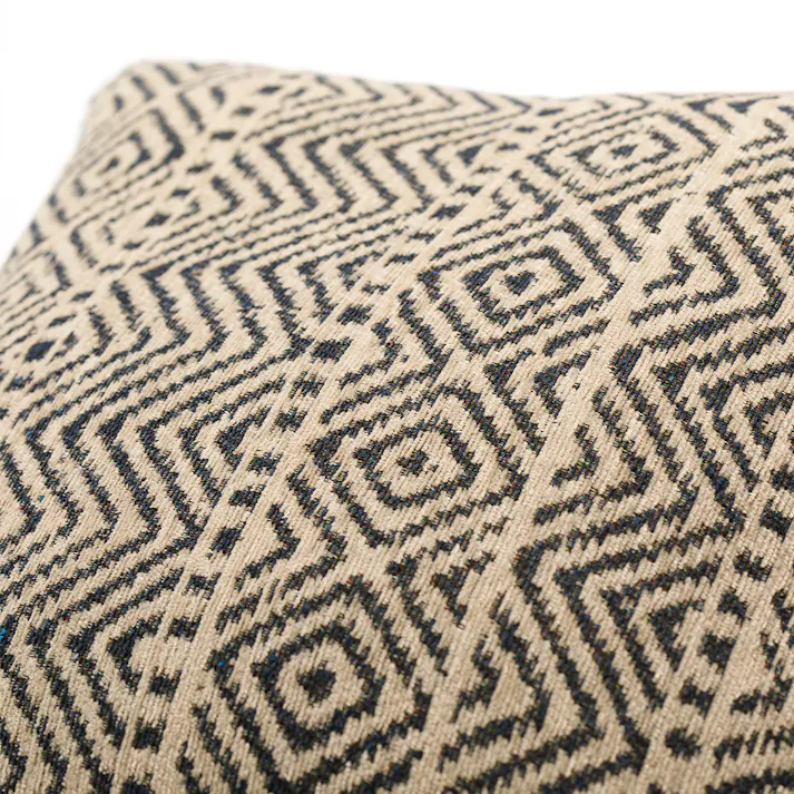 クッションカバー スクエアドット グレー※カバーのみ