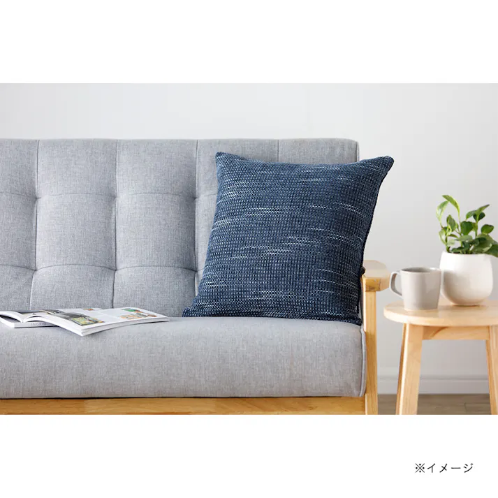 クッションカバー 葵ネイビー※カバーのみ