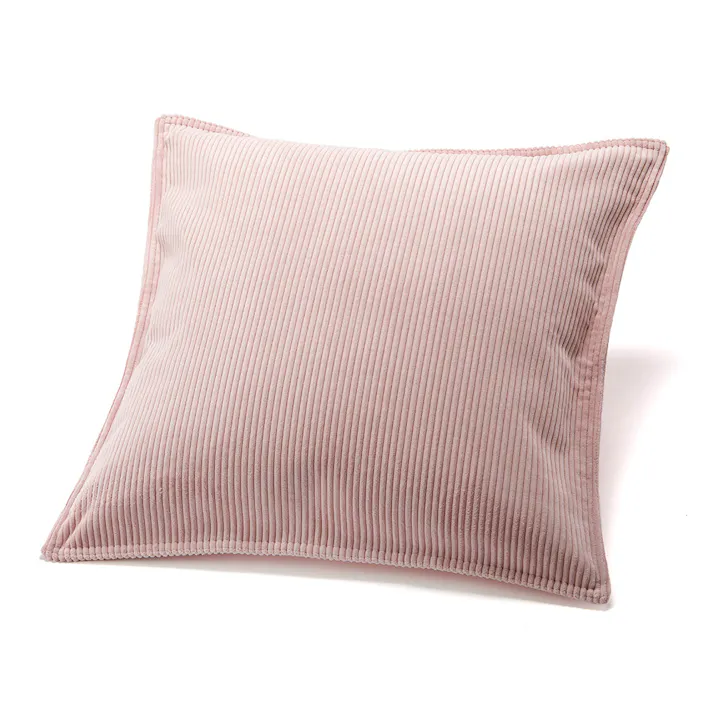 クッションカバー リブ ピンク※カバーのみ