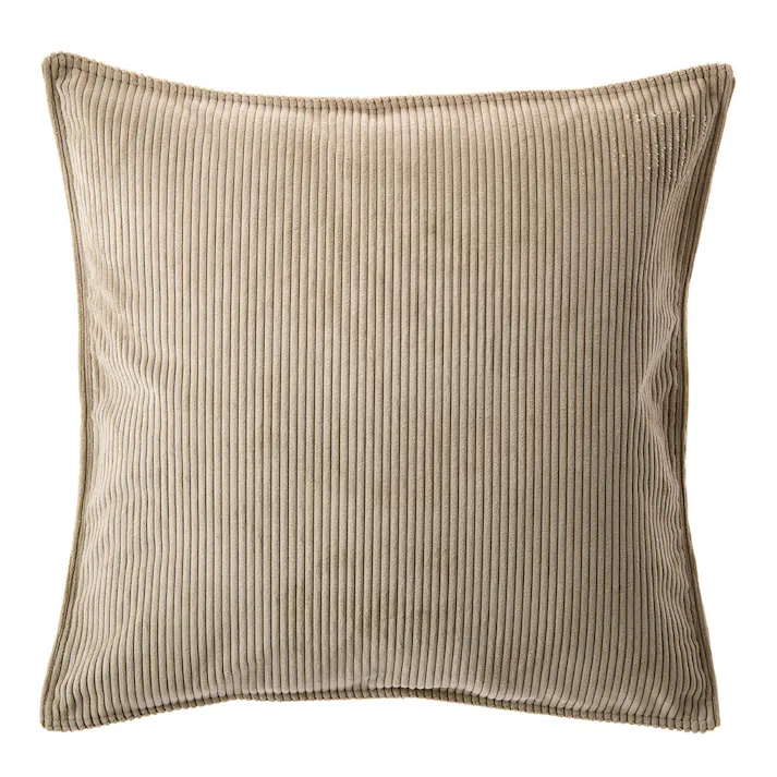 クッションカバー リブ ベージュ※カバーのみ