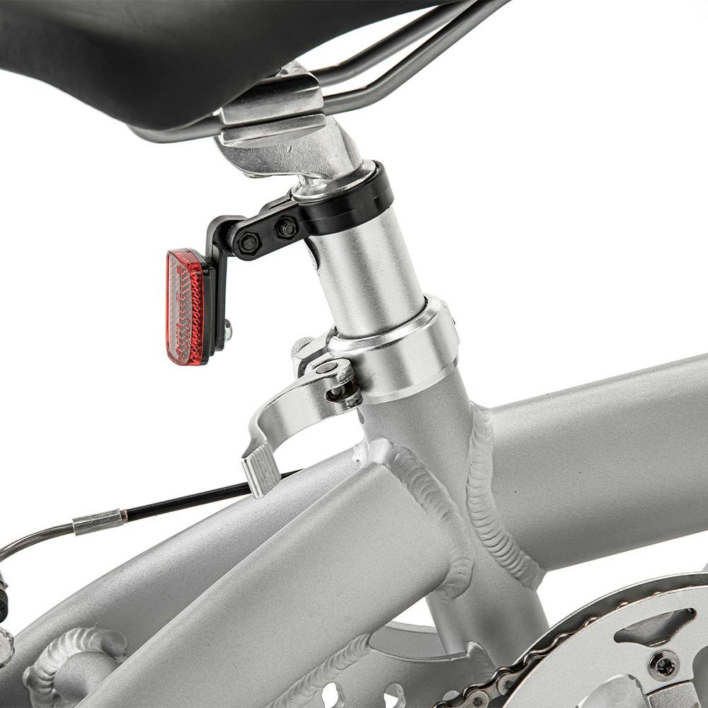 16型折り畳みコンパクト自転車 シルバー　noco noco 防災サイクル 16型ノンパンク折りたたみ自転車/noconoco-TC