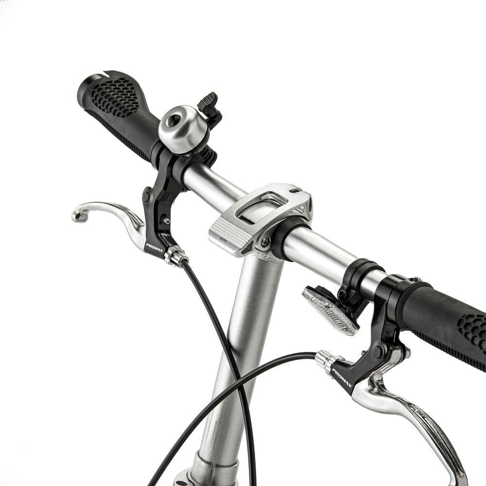 自転車】Nopa パンクしない折りたたみ自転車 16型 シルバー