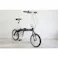 【自転車】Nopa パンクしない折りたたみ自転車 16型 ブラック