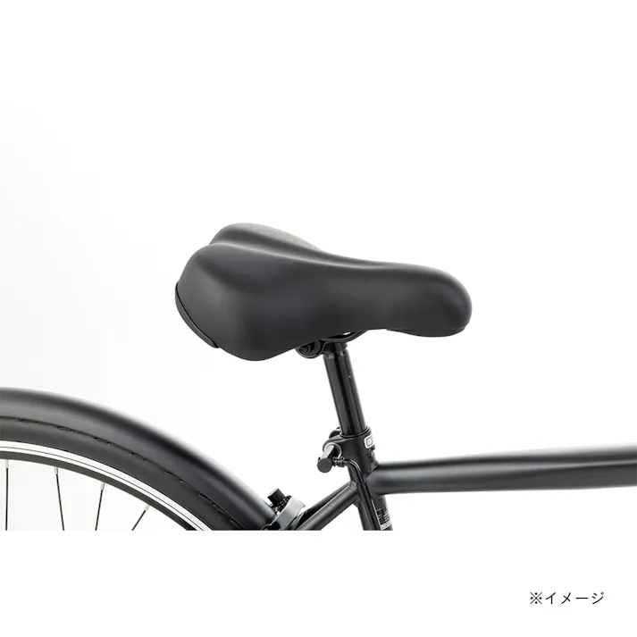 【自転車】Nopa パンクしないクロスバイク 27型 外装6段 グレー