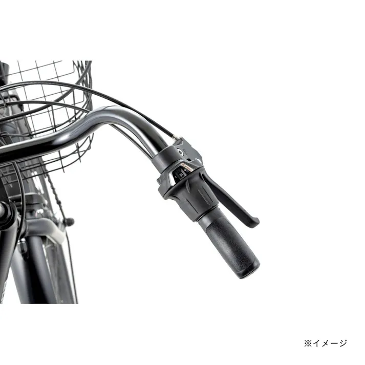 【自転車】Nopa パンクしない軽快車 27.5型 外装6段 オリーブ