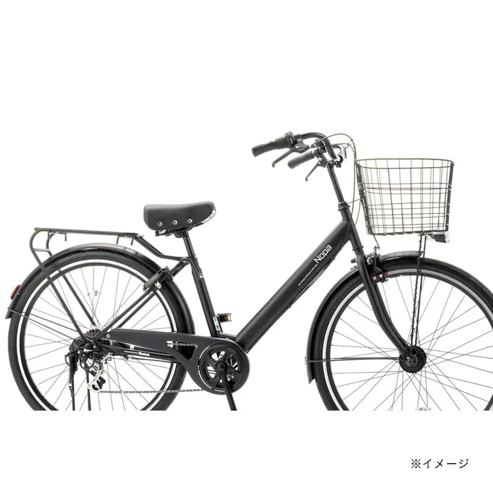 【自転車】Nopa パンクしない軽快車 27.5型 外装6段 オリーブ