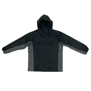 撥水リップストップヤッケ L ブラック