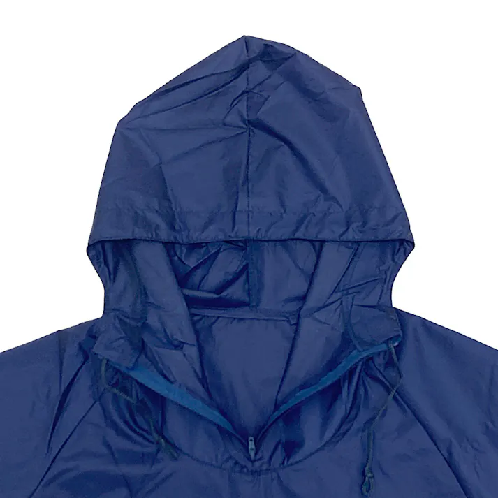 撥水リップストップヤッケ M ネイビー