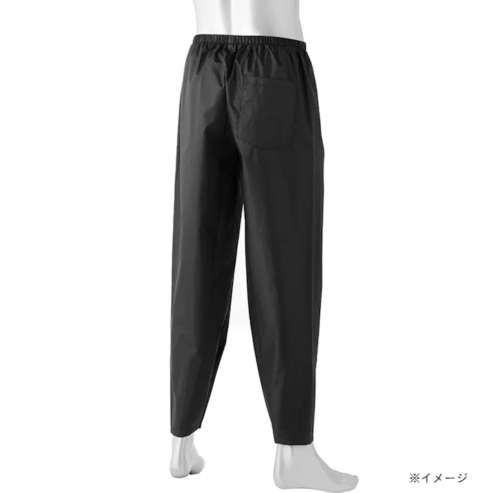 撥水パンツ 3L ブラック