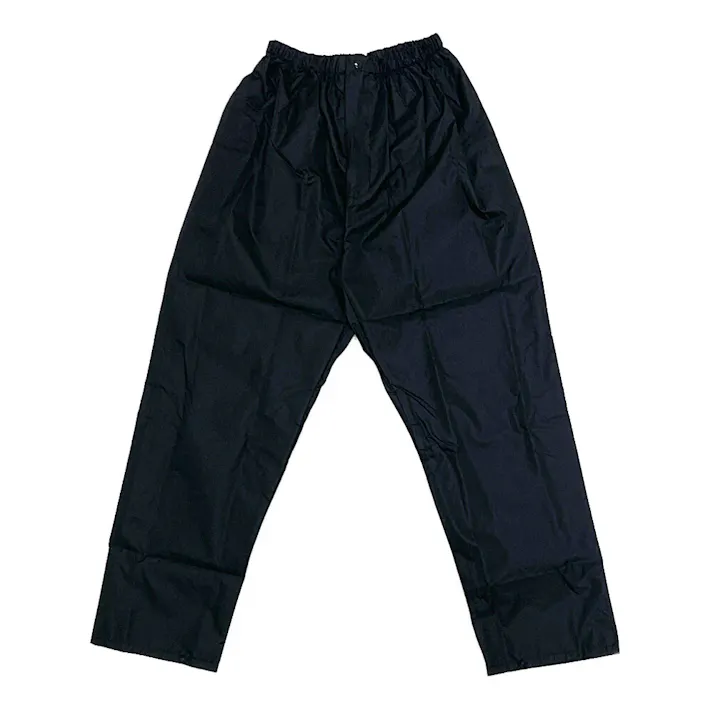 撥水リップストップパンツ L ブラック