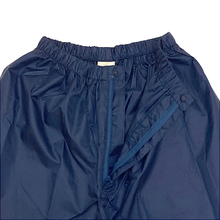 撥水リップストップパンツ 3L ネイビー