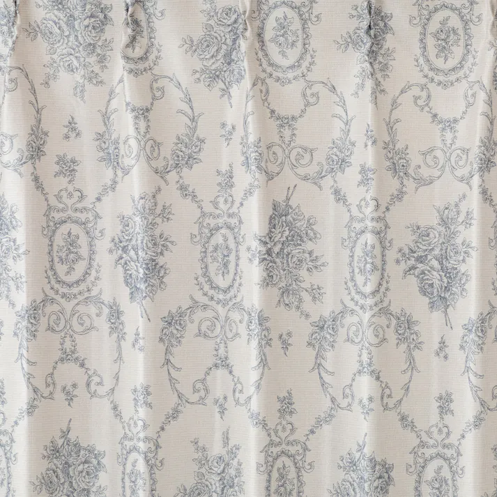 4枚組カーテン フライス アイボリー 100×178cm