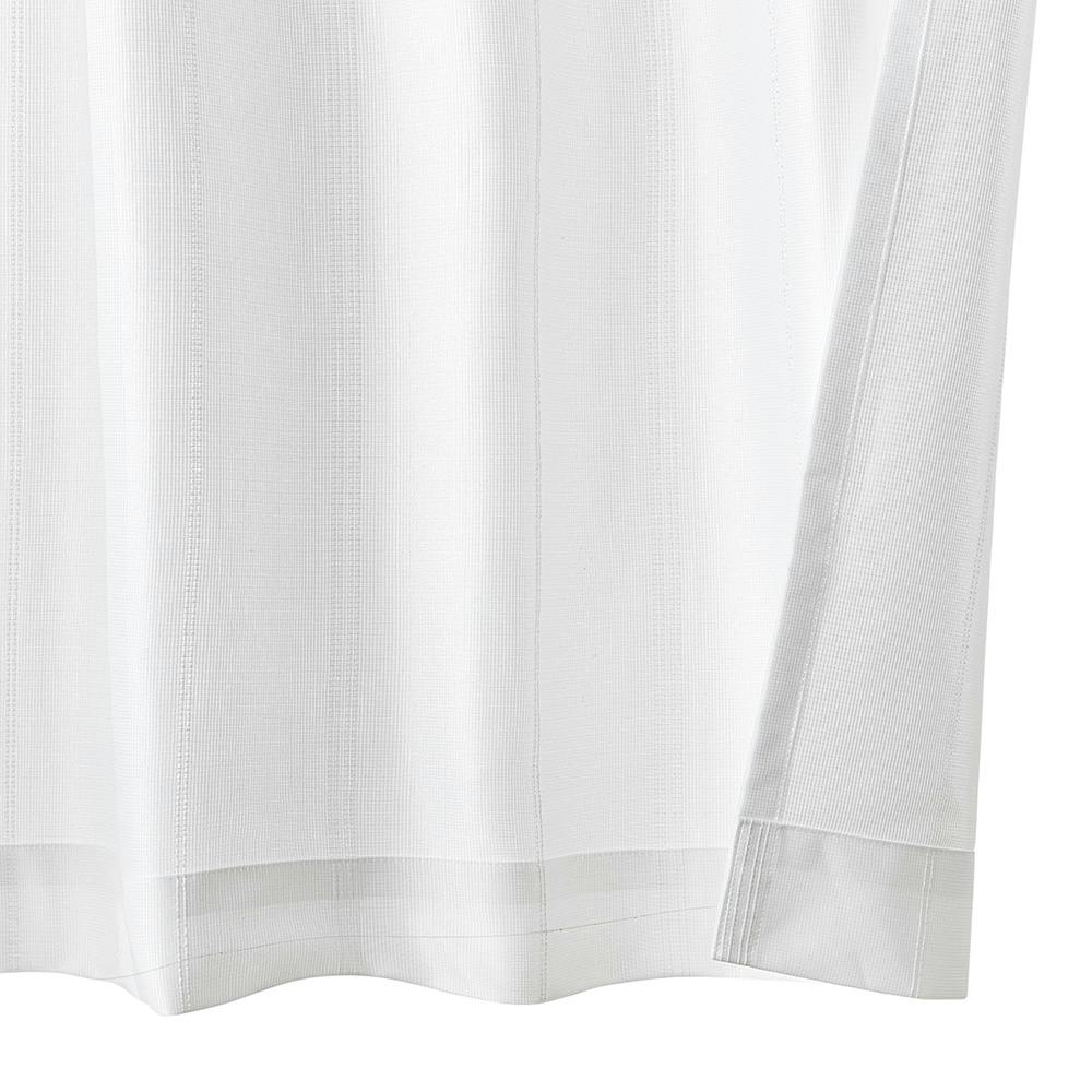 遮熱・ミラー レースカーテン ストライプ 100×175cm 2枚組 | カーテン