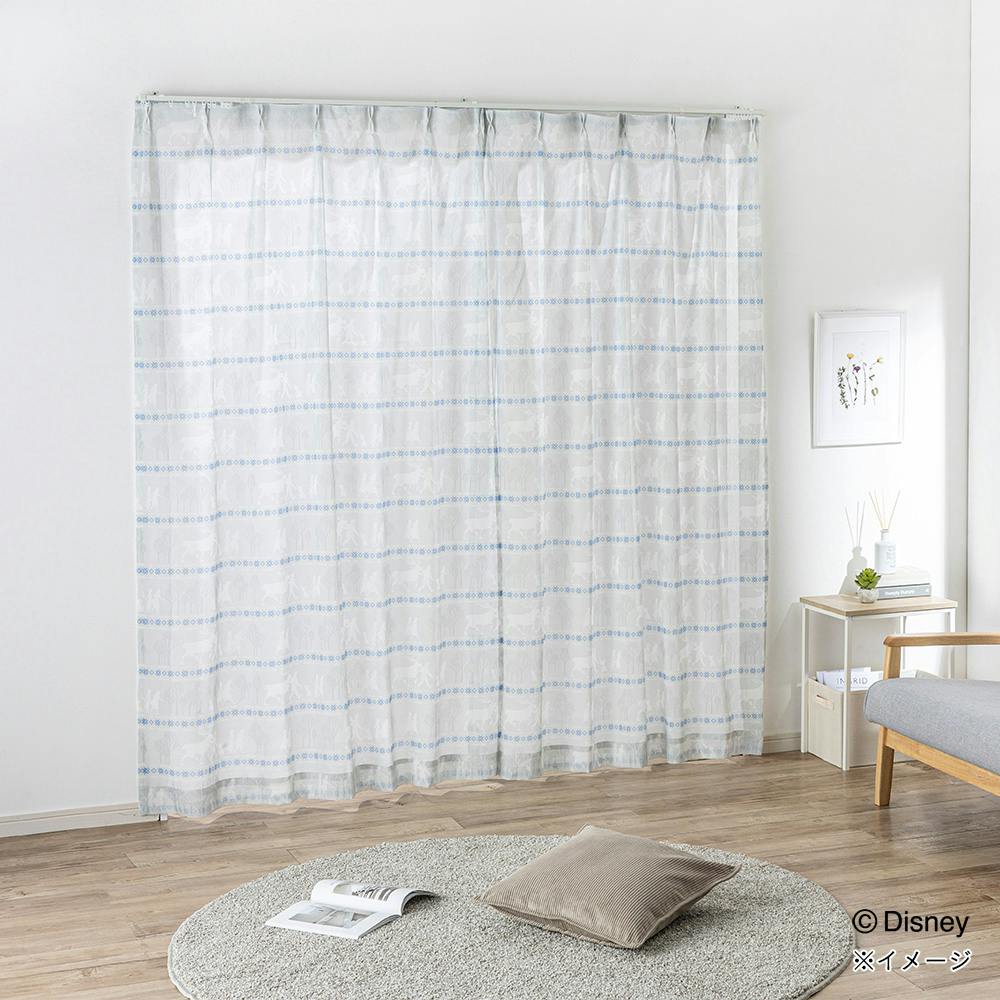 ディズニー レースカーテン アナ&エルサ 100×208cm 2枚組 洗濯OK レースカーテン 巾100cm × 丈208cm ディズニー レースカーテン アナ&エルサ 100×208cm 2枚組 洗濯OK レースカーテン 巾100cm × 丈208cm