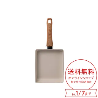 IH対応 セラミックエッグパン 15x18cm