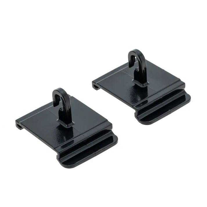 スリムロールスクリーン用レール引掛けパーツ ブラック 2個入