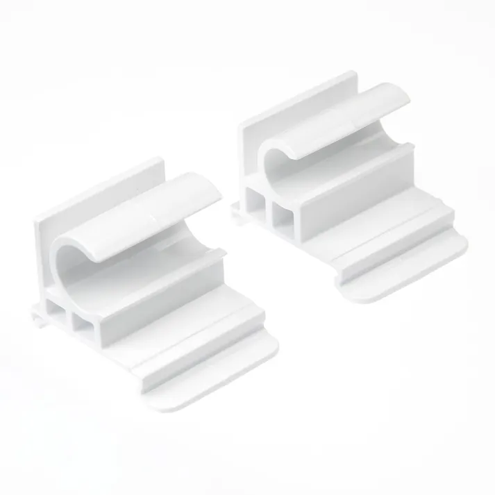 スリムロールスクリーン用突っ張りポールパーツ ホワイト