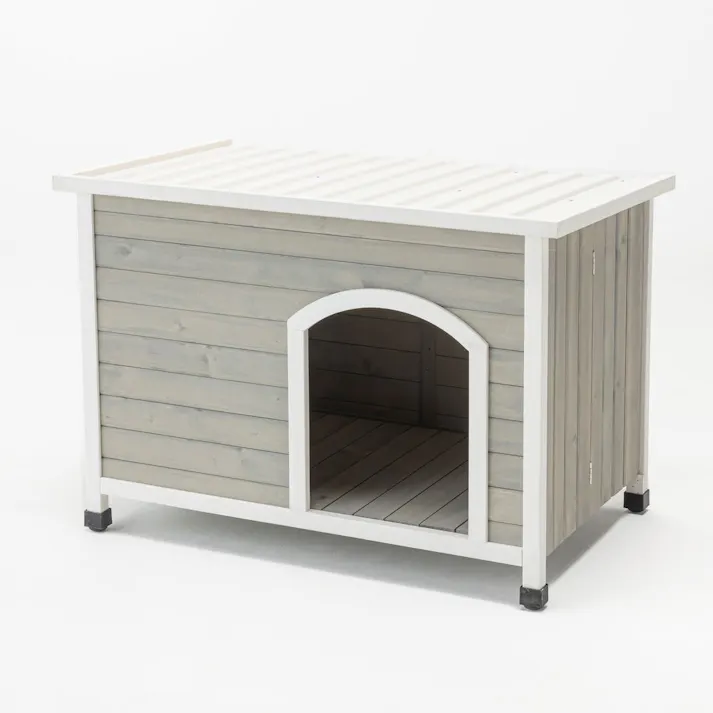 組み立て簡単木製犬舎 平屋根