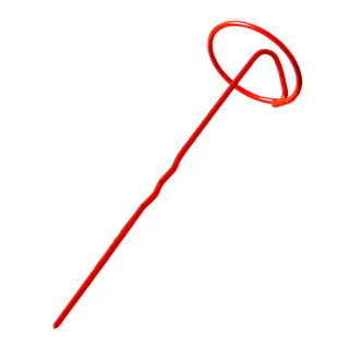 カインズ 丸形シート押え 赤 21.5cm 10本