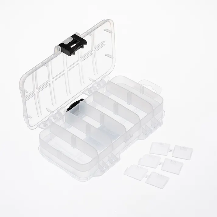 カインズ パーツケース 両面開き クリア 幅20.5cm 奥行13cm 高さ6.1cm