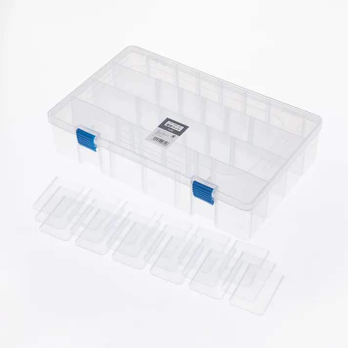 カインズ パーツケース 深型ワイド クリア 幅36cm 奥行22.8cm 高さ8cm